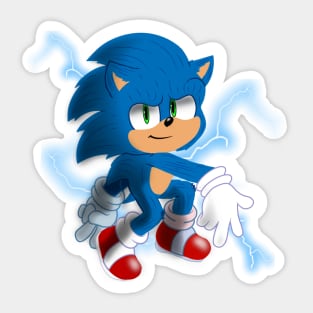 Blue blur Sticker